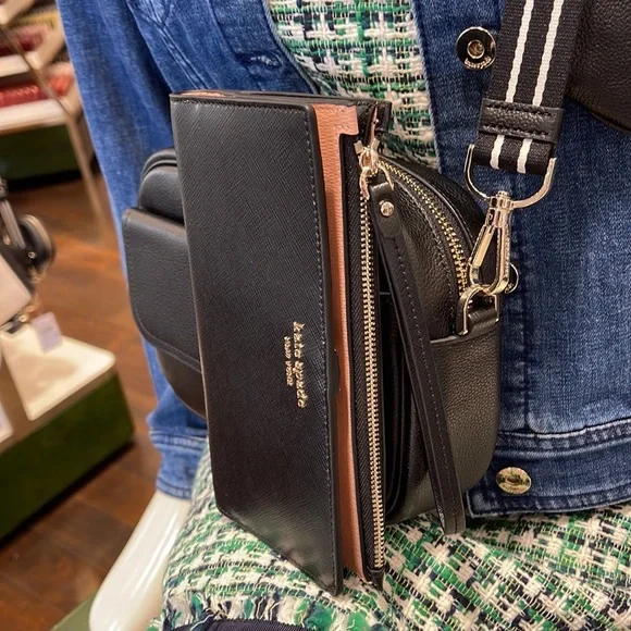 Kate Spade Spencer Continental Wristlet 
Black - Picture 8 of 16